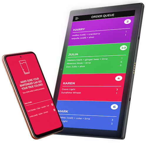 GlowOrder App Interface